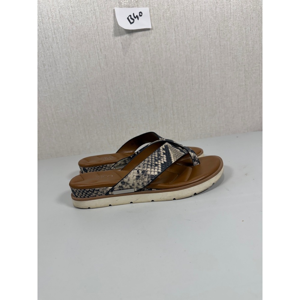 Franco Sarto‎ "Darious" Women's Slip On Sandals Reptile Pattern Size 6.5M